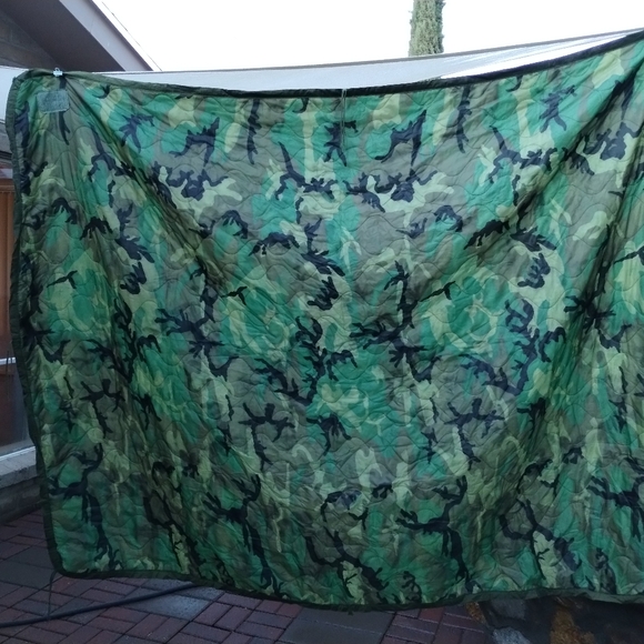 USGI wet weather poncho liner woobie M81 woodland - Picture 1 of 3